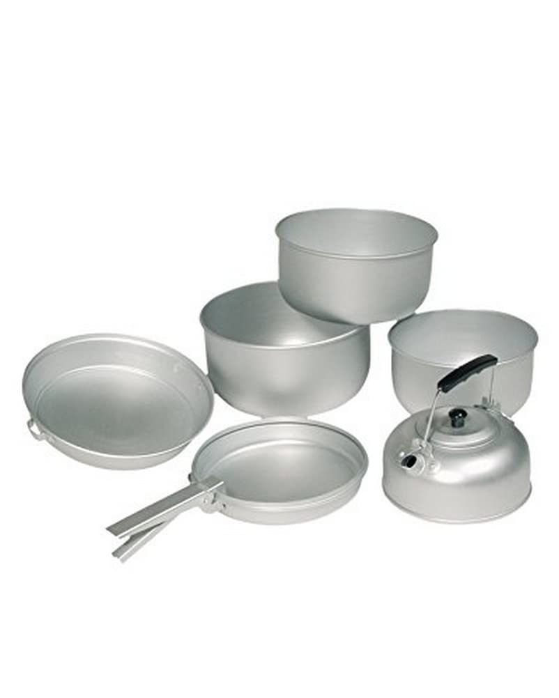 Mil-Tec Unisex – Erwachsene Koch-Set-14661000 Koch-Set, Silber, Einheitsgrösse