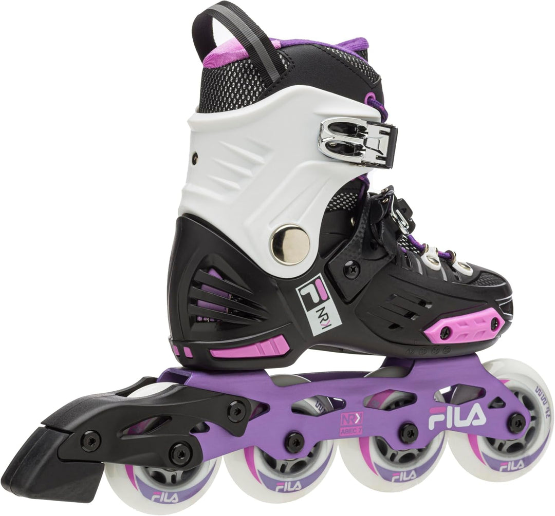 FILA SKATES Kid Nrk G Junior Inline Skate L 36-39 BLACK/VIOLET/PINK, L 36-39 BLACK/VIOLET/PINK