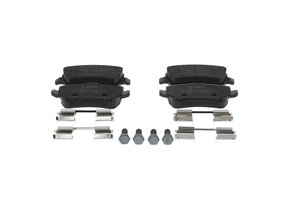 Bosch BP1149 Bremsbeläge - Hinterachse - ECE-R90 Zertifizierung - vier Bremsbeläge pro Set
