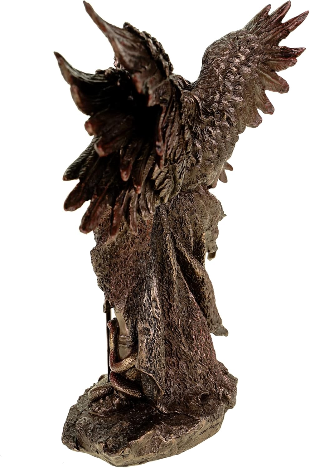 Veronese by Joh. Vogler Erzengel Metatron mit 6 Flügeln bronziert/col. Figur Skulptur 2013