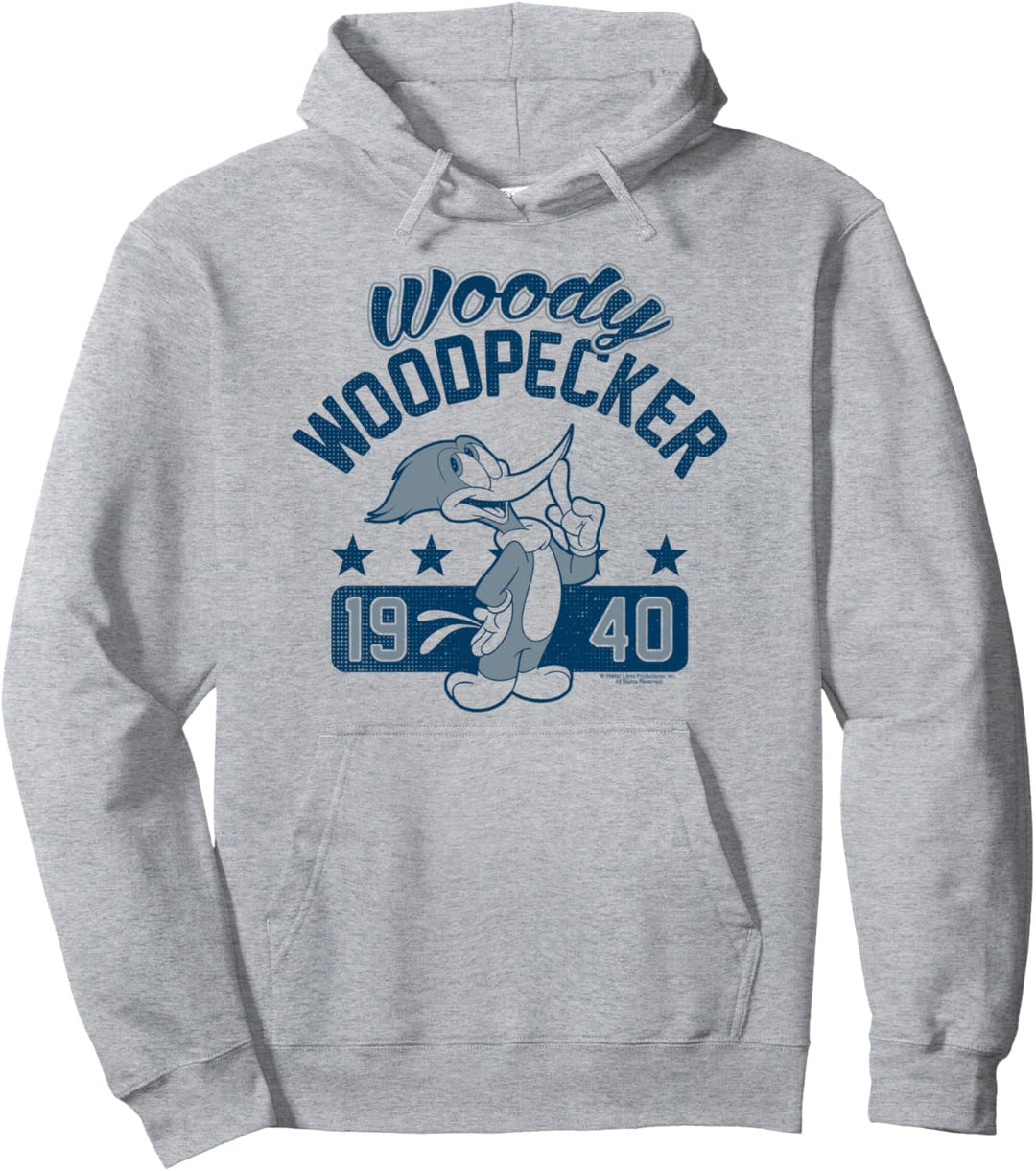 Woody Woodpecker College Logo Pullover Hoodie