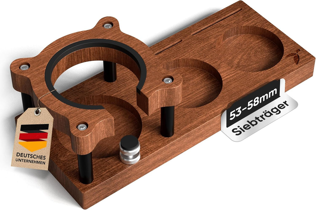mahona Tamperstation 58mm, 54mm, 53mm - Espresso Tamper Station - Tamping Station - Siebträger Tampe