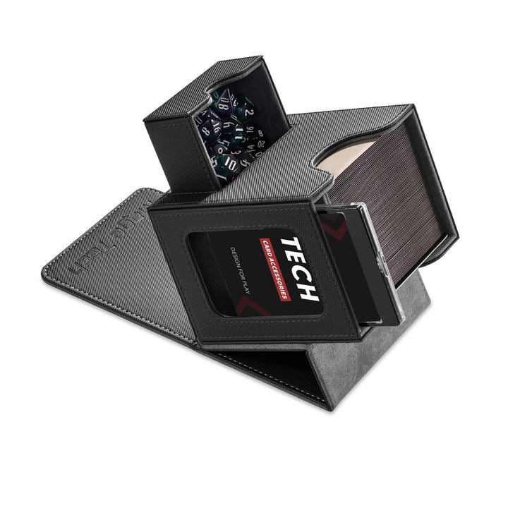 Commander Deck Box für MTG – Patentiertes Design, Commander Display, passend für 100 Doppelarmkarten