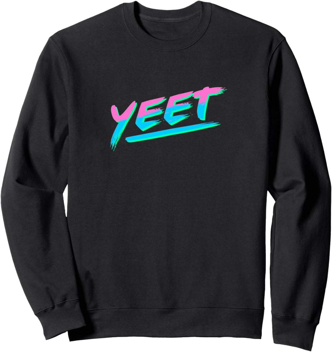 YEET Vaporwave Retro Style Vintage 80er 90er Jahre Design Sweatshirt