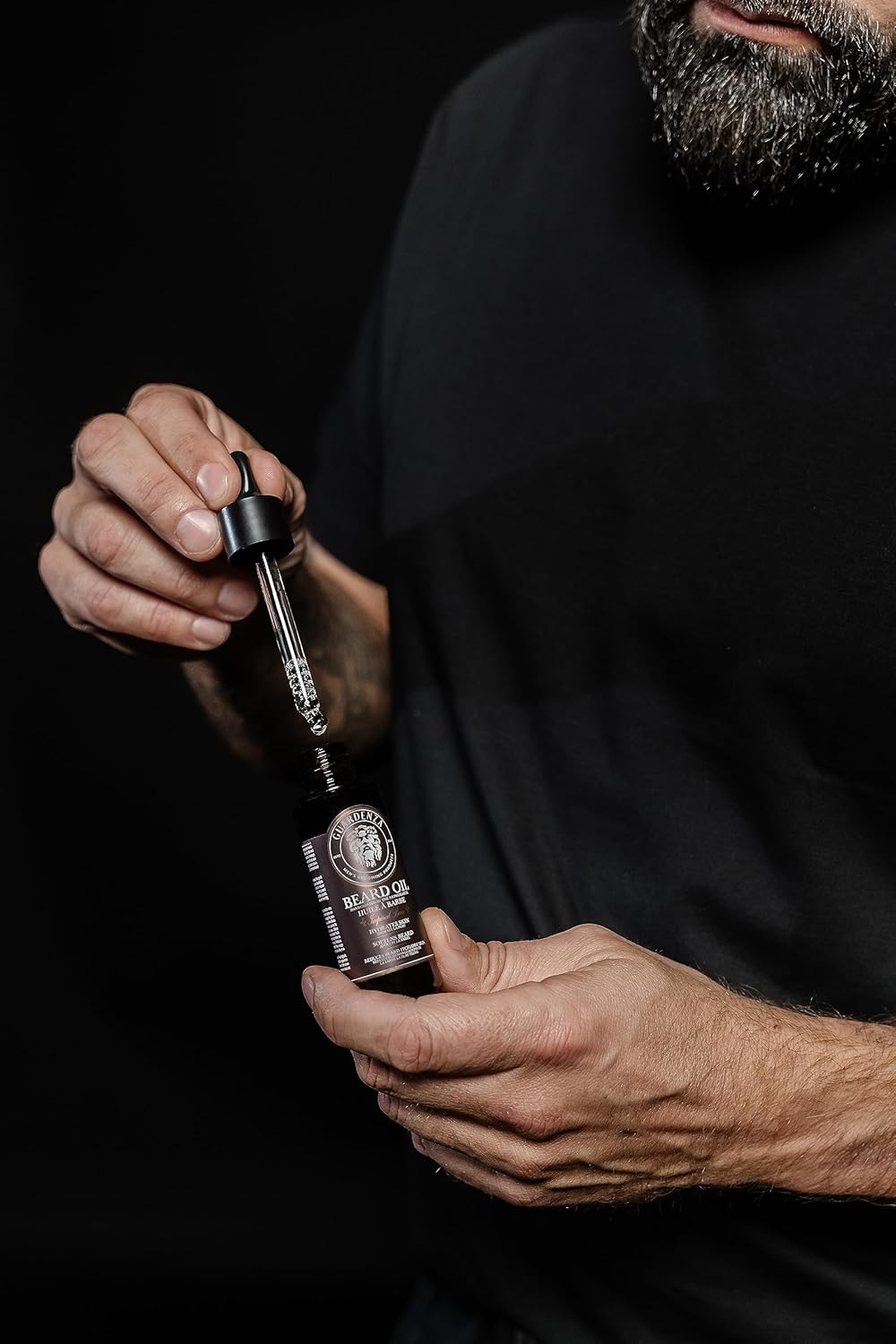 Guardenza Bart Öl – Imperial Booze – alle Natural 30 ml spendet Feuchtigkeit Skin & erweicht Bart &