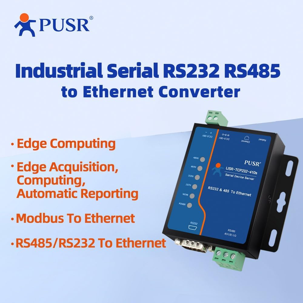 RS485 RS232 zu Ethernet Modbus Gateway Modbus zu Ethernet Modbus RTU zu TCP USR-410S