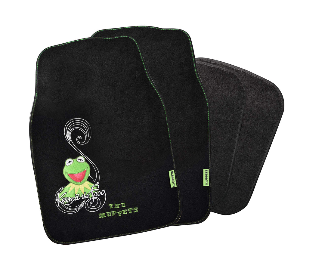 The Muppets Auto Fussmatten Set Bestickt 4-teilig, Auto Teppich universal, Automatte rutschfest, Sto