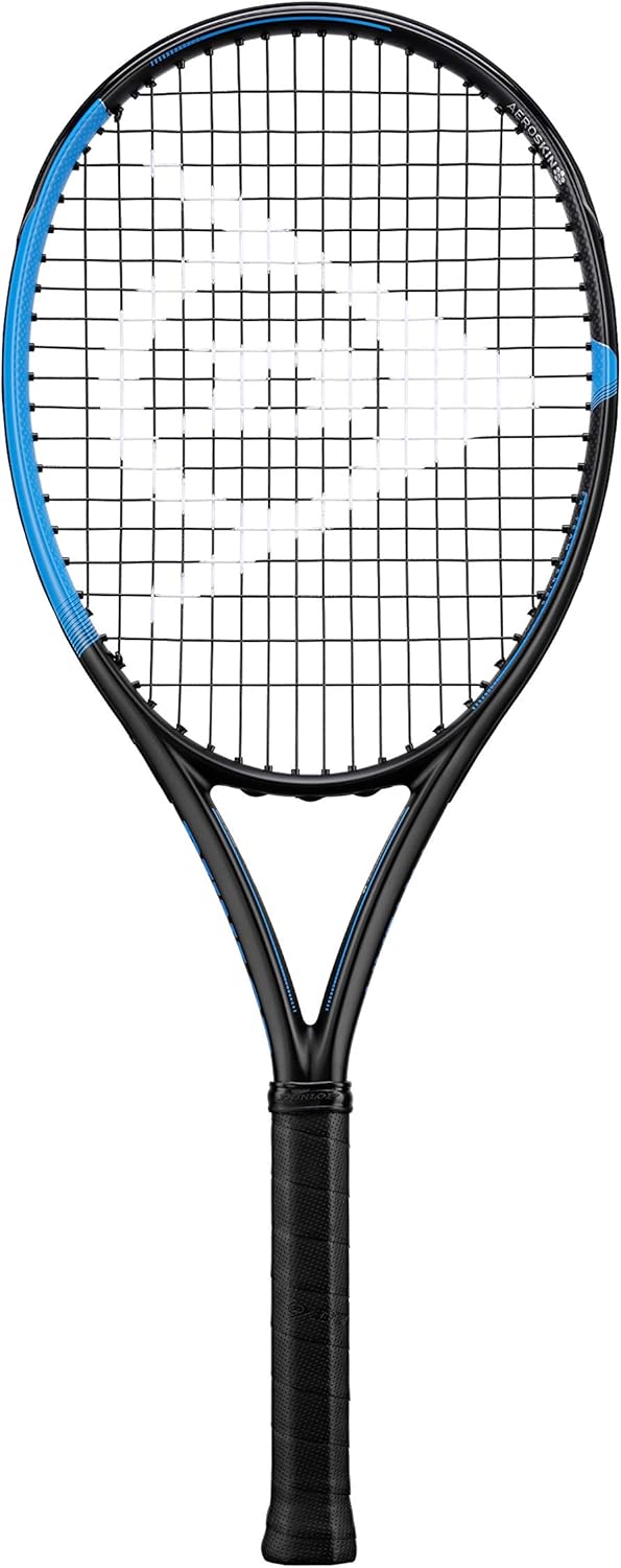 Dunlop D TR FX Team 285 Strained: No 285G Tennisschläger Allround Schwarz - Blau Schwarz 4, Schwarz