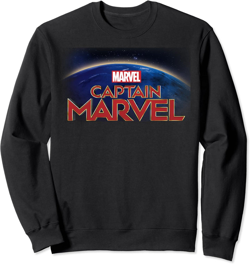 Captain Marvel Globe Logo Sweatshirt