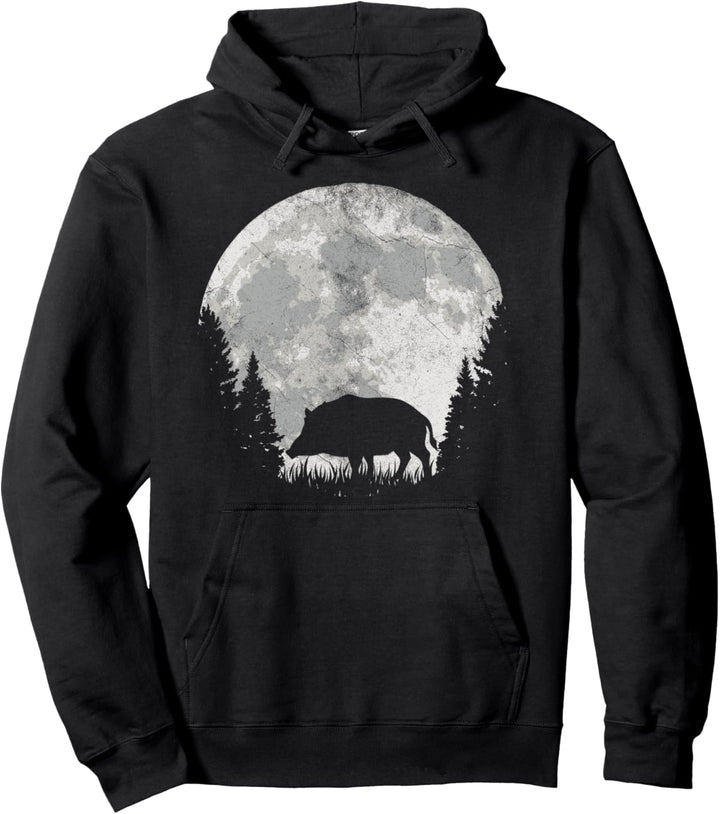 Wildschwein Keiler Jäger Pullover Hoodie