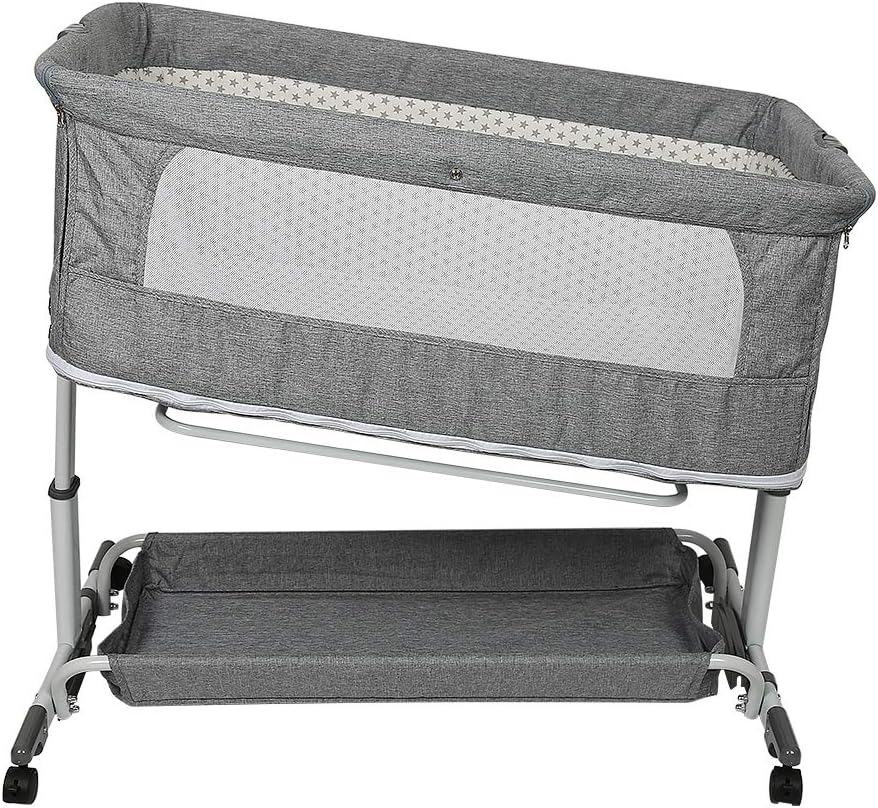 OHMG Kinderbett, Wiege für Neugeborene, Seite Bett, Face to Me, für Cosleeping, Geburt bis 9 kg, kla