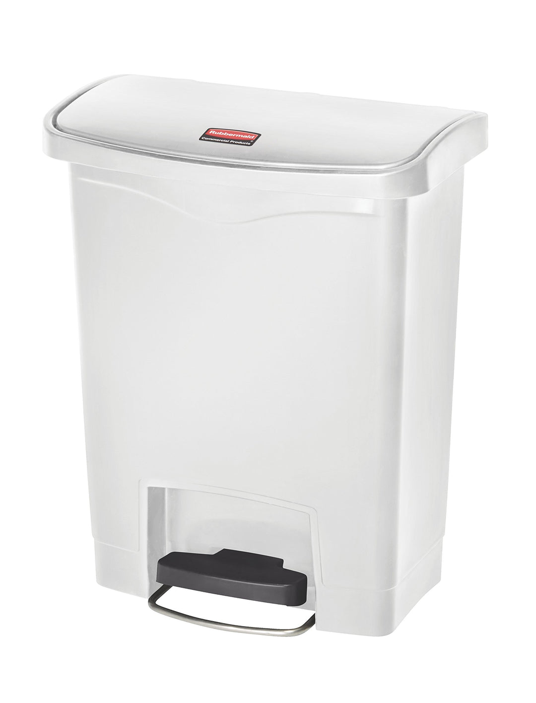 Rubbermaid Commercial Products 1883555 Slim Jim Step On Kunststoff-Tretabfalleimer mit Pedal an der