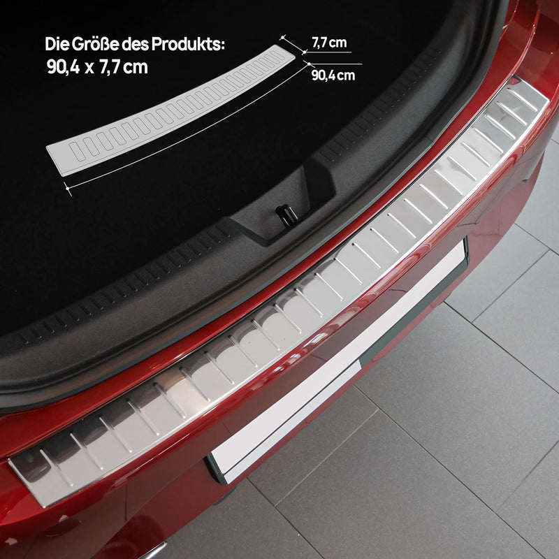 CHROMEMASTER | Ladekantenschutz Stossstangenschutz | Kompatibel mit Renault Megane 4 2016 - Grand Co