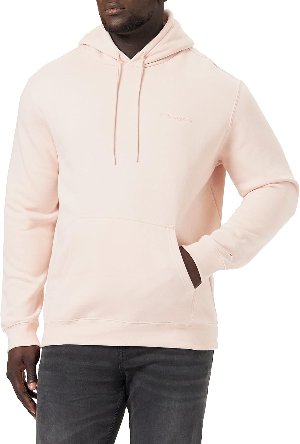 Champion Herren American Classics Small Script Logo Kapuzenpullover S Altrose, S Altrose