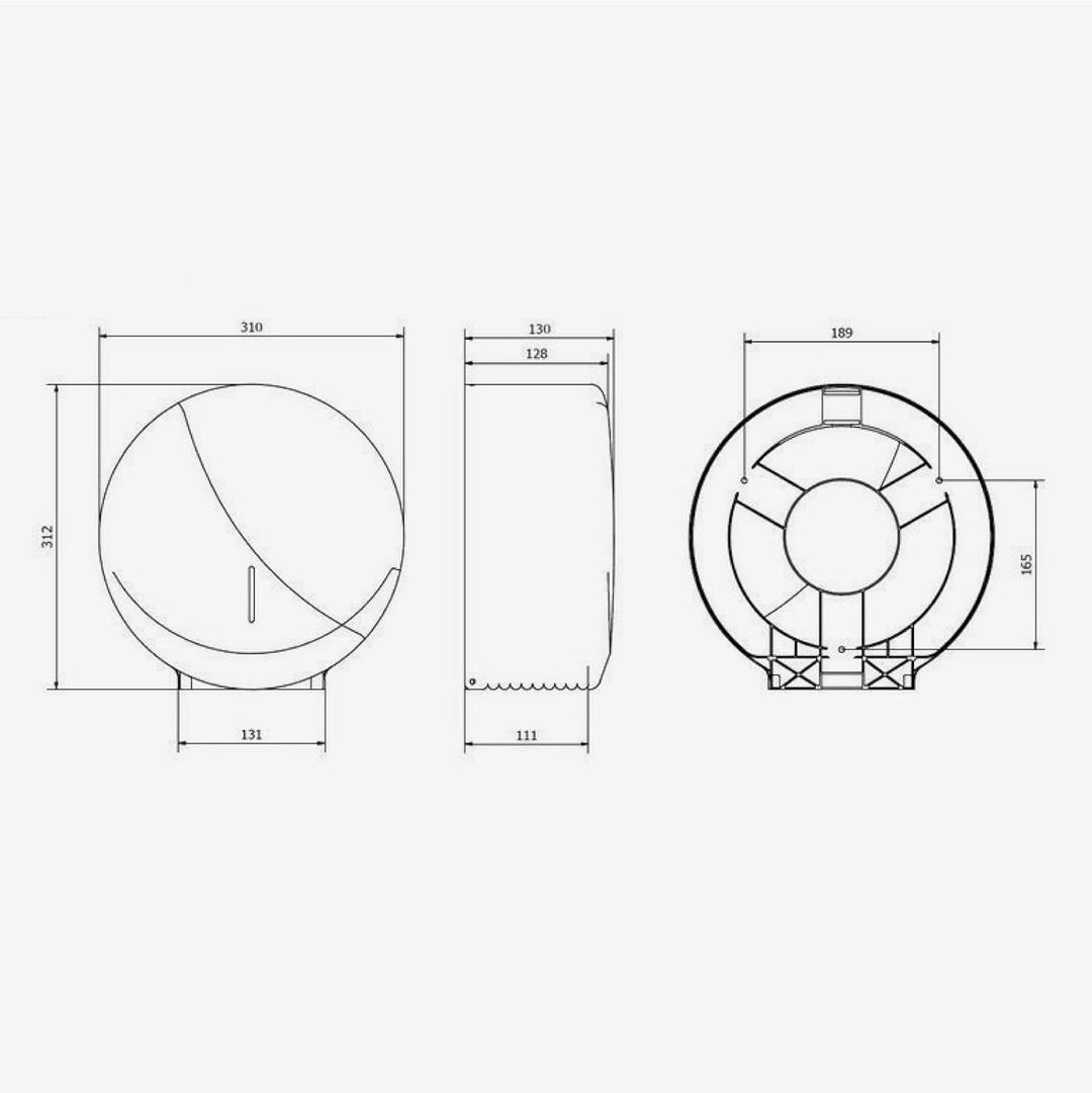 Jofel AE26500 - TOILETTENPAPIERSPENDER FUTURA EDELSTAHL GLÄNZEND