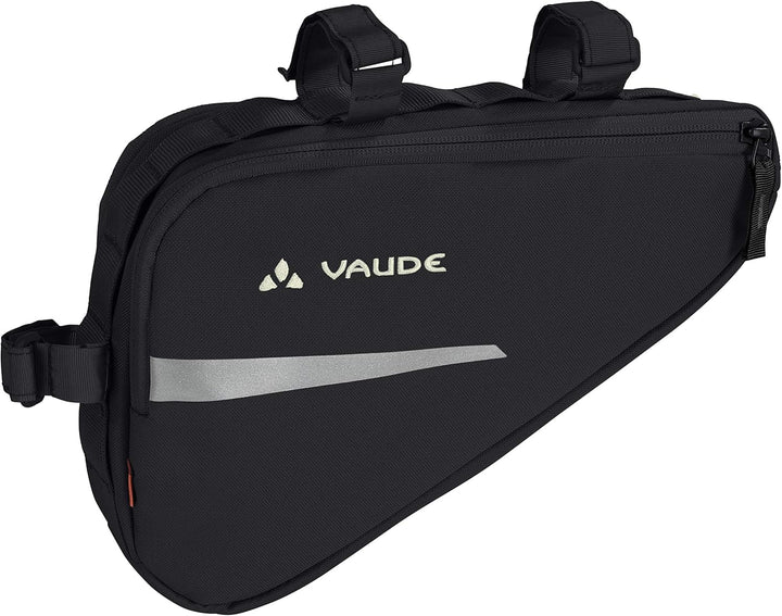 VAUDE Triangle Bag Radtaschen, Black, one Size & Satteltasche Race Light, Black, XL, 11814