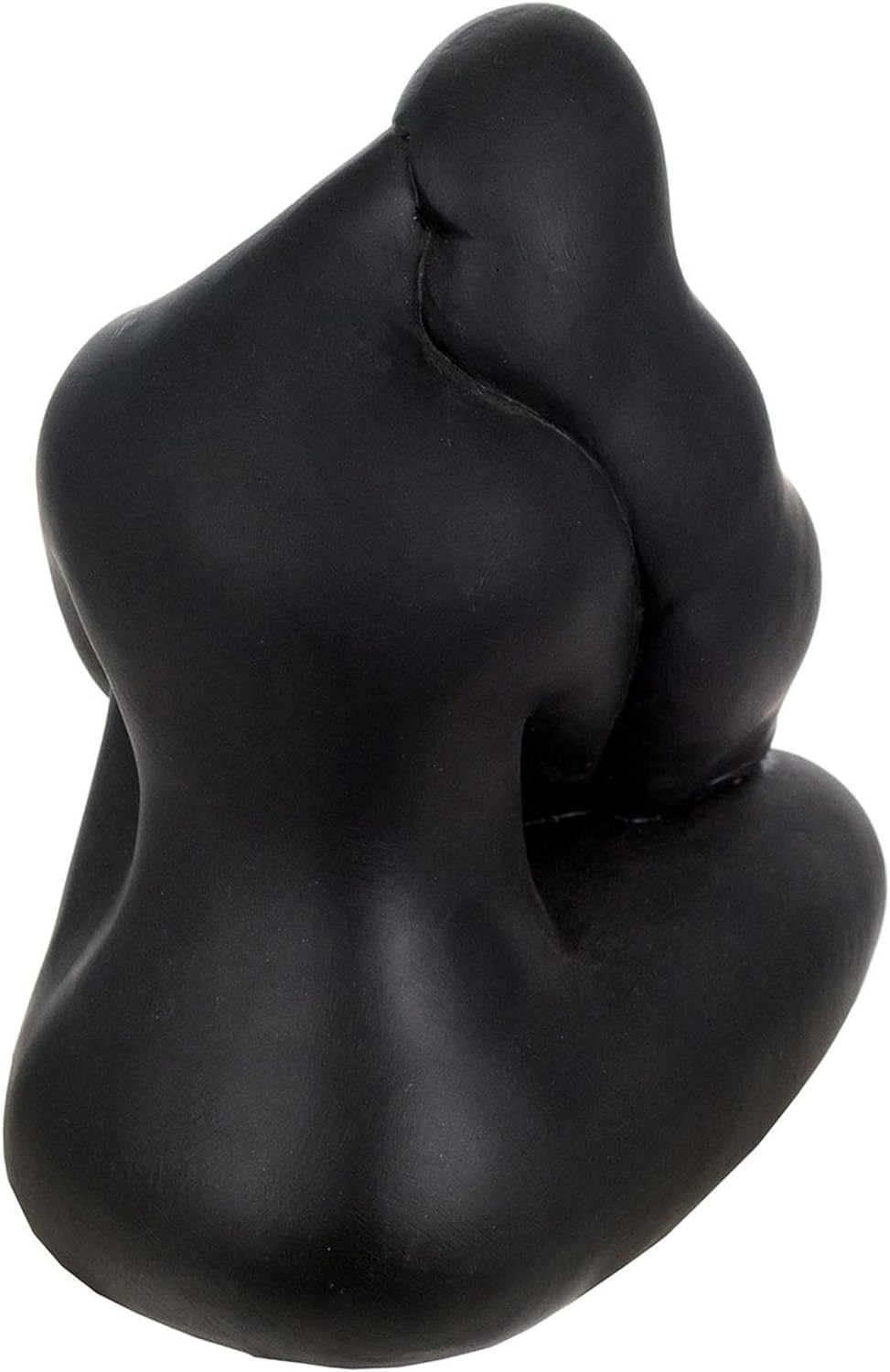 Signes Grimalt Statue, zeitgenössische Frau, aus Kunstharz, Schwarz, 20 x 18 x 13 cm