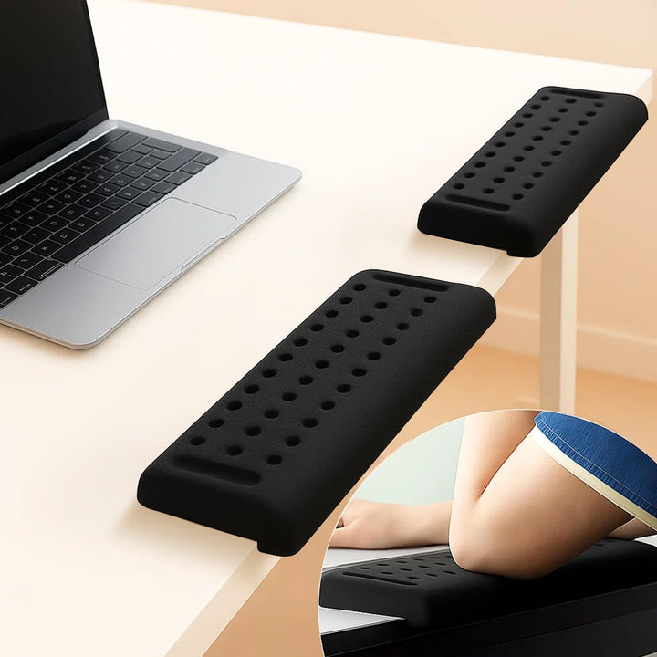2PCS Handballenauflage Tastatur, L-förmige Armauflage Schreibtisch 30x10cm | Ergonomische Handgelenk