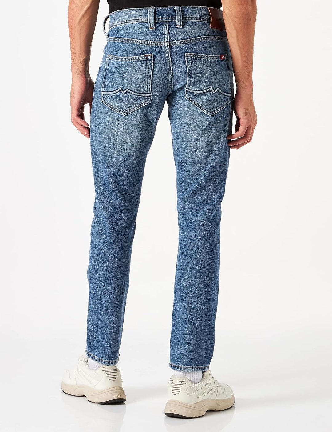 MUSTANG Herren Oregon Tapered Jeans 35W / 34L Mittelblau 684, 35W / 34L Mittelblau 684