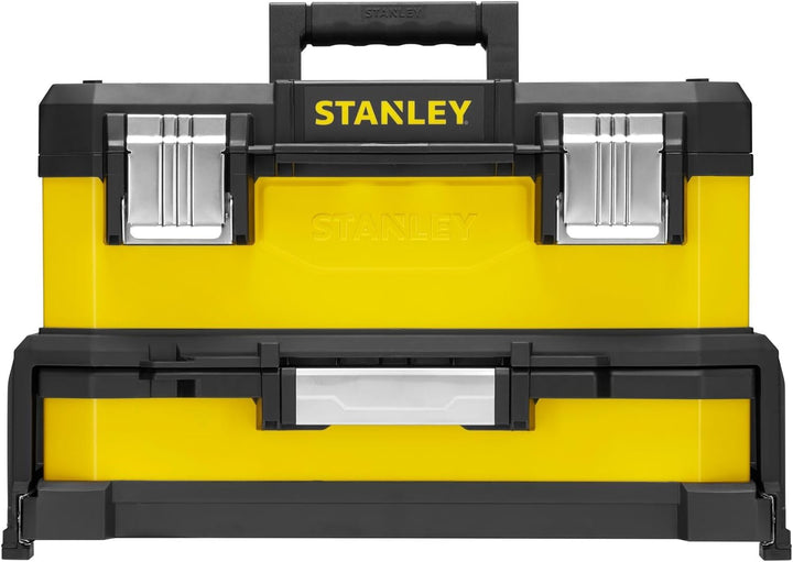 Stanley 20" Werkzeugbox Metall-Kunststoff mit integrierter Schublade - 1-95-829 - ohne Werkzeug