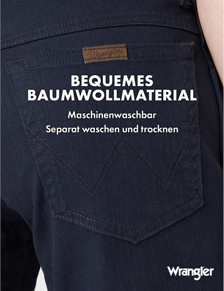 Wrangler Herren Jeans Regular - Mid Waist - Regular Fit - Schwarz W30-W44 31W / 32L Navy, 31W / 32L