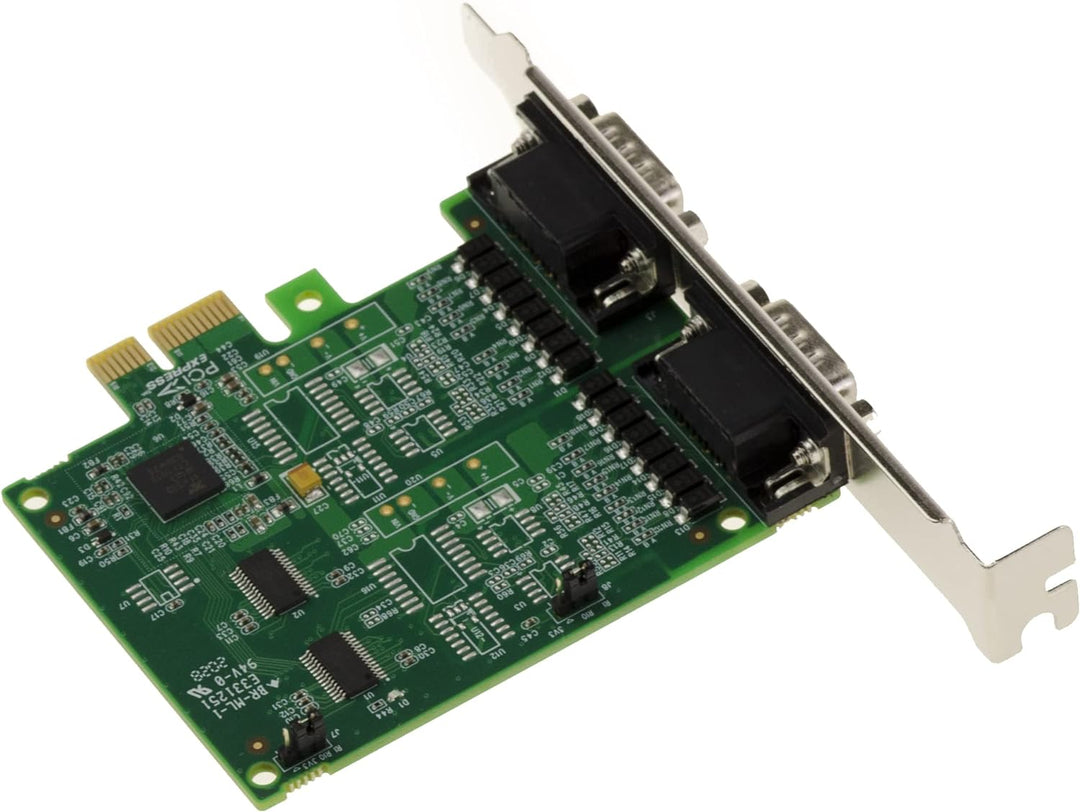 KALEA-INFORMATIQUE PCIe Controller-Karte 2 Ports COM DB9 RS232 mit Chipsatz EXAR XR 17V352 - POS Pow