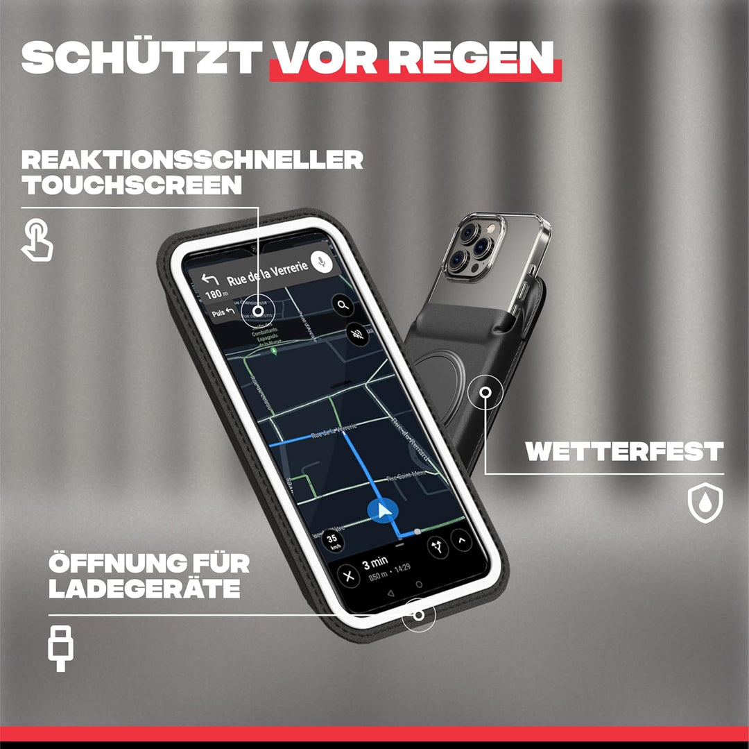 Shapeheart französische Innovation, magnetische Fahrrad-, Mountainbike-... Telefonhalterung für den