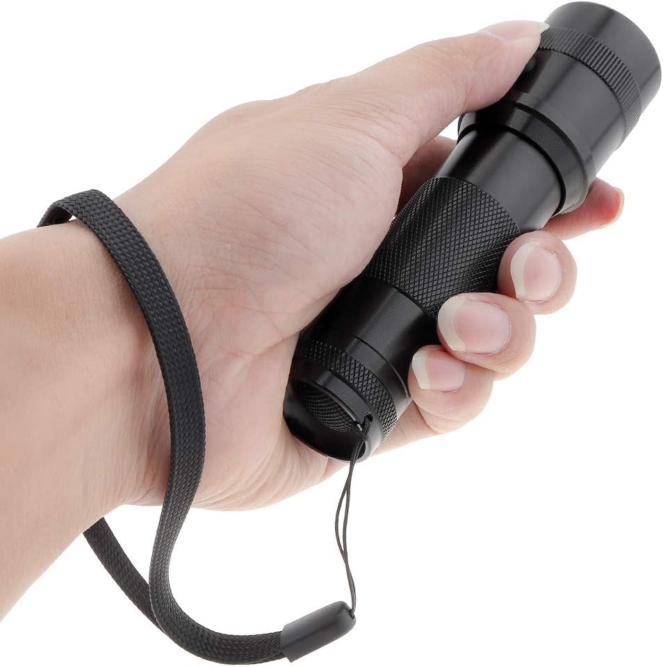 SecurityIng 10 Farbe in 1 LED -Taschenlampe, RGB Farbwechseln Sie Aluminiumlegierung mehrfarbiger LE