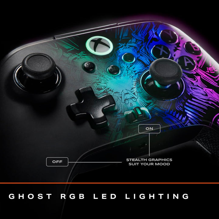 PowerA Kabelloser FUSION Pro-Controller für Xbox Series X|S mit Lumectra™ Wireless FUSION Pro Ghost