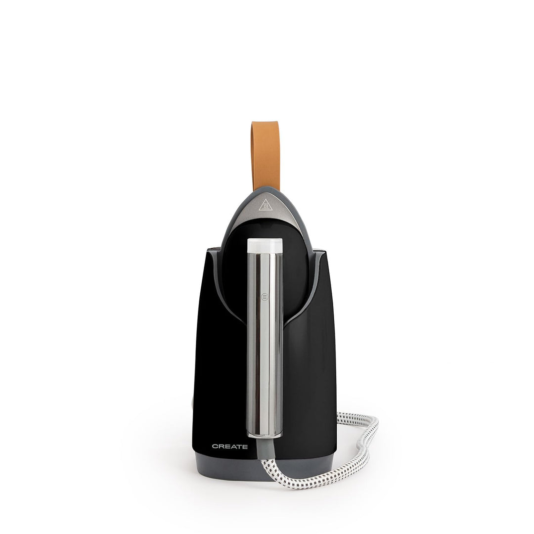CREATE/IRON DUAL PRO/Horizontal- und vertikales Dampfbügeleisen 800ml Schwarz / 2 in 1 Design, 4 Büg