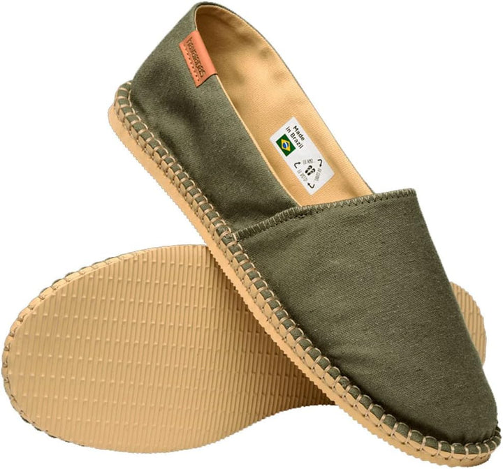 Havaianas Unisex Origine Iv Espadrille-Sandale mit Keilabsatz 35 EU Grüne Olive, 35 EU Grüne Olive