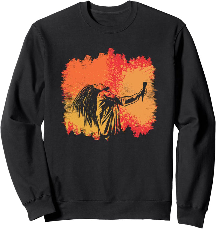 Retro Reggae Dancehall Musik - Vintage Rasta Rastafari Sweatshirt