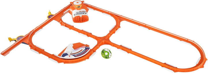 Mattel Y0569 - Hot Wheels Spinshotz Super Boost Spinway Spielset