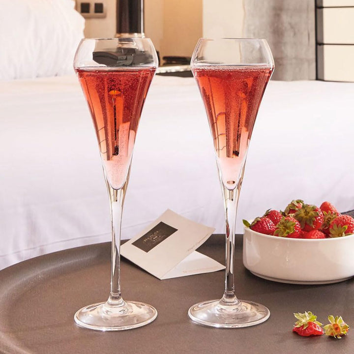 Chef & Sommelier Q5913 Effervescent Sektflöte, Krysta – Kristall verstärkt, 200 milliliters, Klar Si