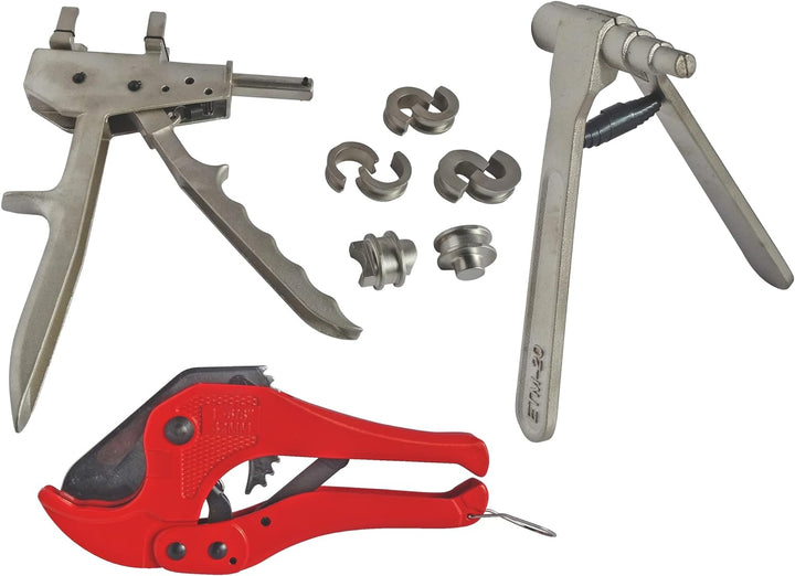 komplette Box Montage von PEX Armaturen Crimpen Sliding - PRO