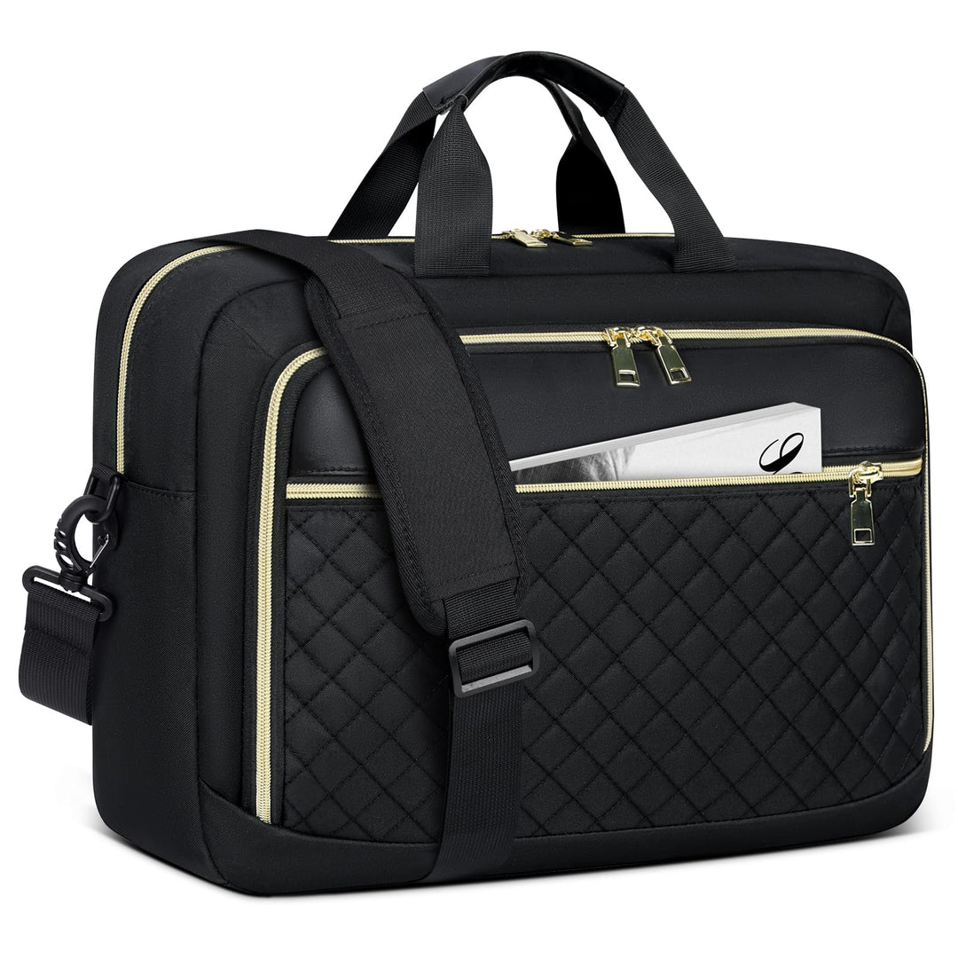 NEWHEY Laptoptasche 17,3 Zoll für Damen Laptop Aktentasche Computertasche Laptop Tasche Business Not