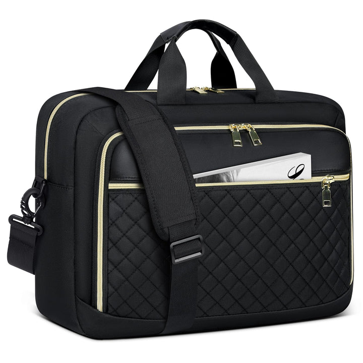 NEWHEY Laptoptasche 17,3 Zoll für Damen Laptop Aktentasche Computertasche Laptop Tasche Business Not