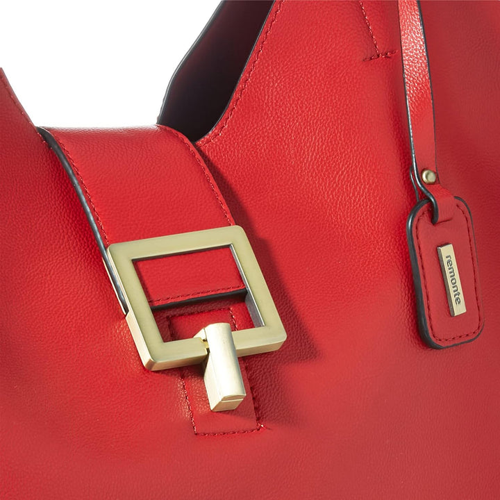 Remonte Damen Q0660 Handtasche S Rosso / 33, S Rosso / 33