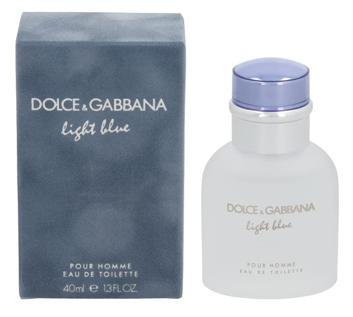 Dolce&Gabbana Light Blue Pour Homme, Eau de Toilette Vapo 40 ml Aromático 40 ml (1er Pack), 40 ml (1