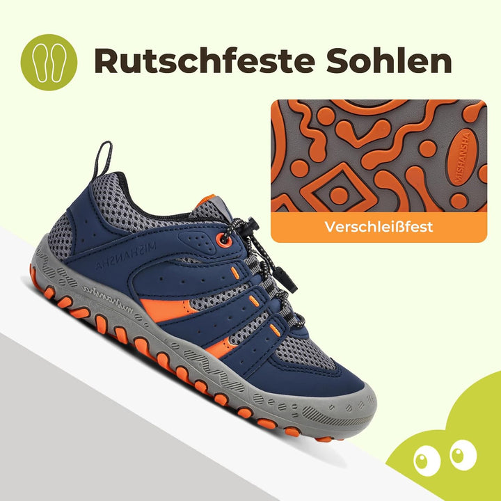 Mishansha Unisex-Kinder Turnschuhe Jungen Mädchen Trekkingschuhe rutschfest Wanderschuhe Outdoor Spo