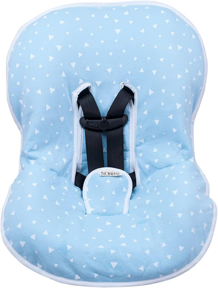JYOKO Kids Abdecken Gepolsterte Universal für Babyschale (Blue Sparkles), BLUE SPARKLES