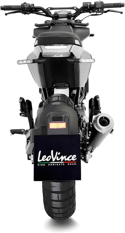 Endschalldämpfer/Auspuffanlage LeoVince SLIP-ON SBK GP ONE, Edelstahl, mit Zulassung für Husqvarna S
