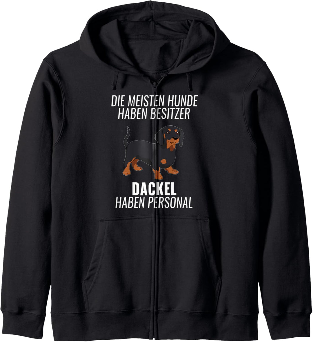 Lustiges Dackel Personal Hundehalter Geschenk Dachshund Hund Kapuzenjacke