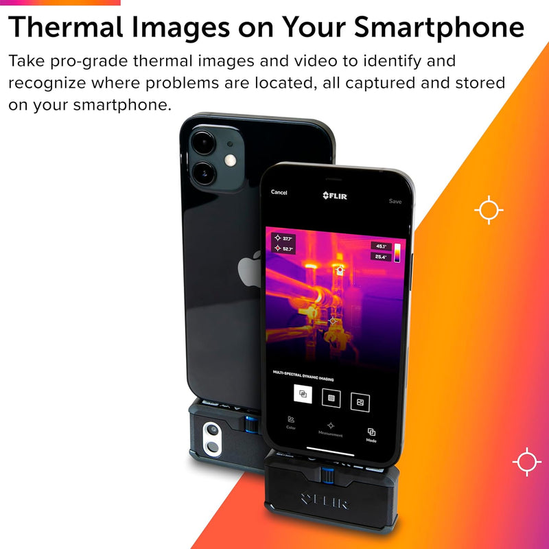 FLIR ONE Pro - iOS - Professional Grade Thermal Camera for Smartphones - with VividIR and MSX Image