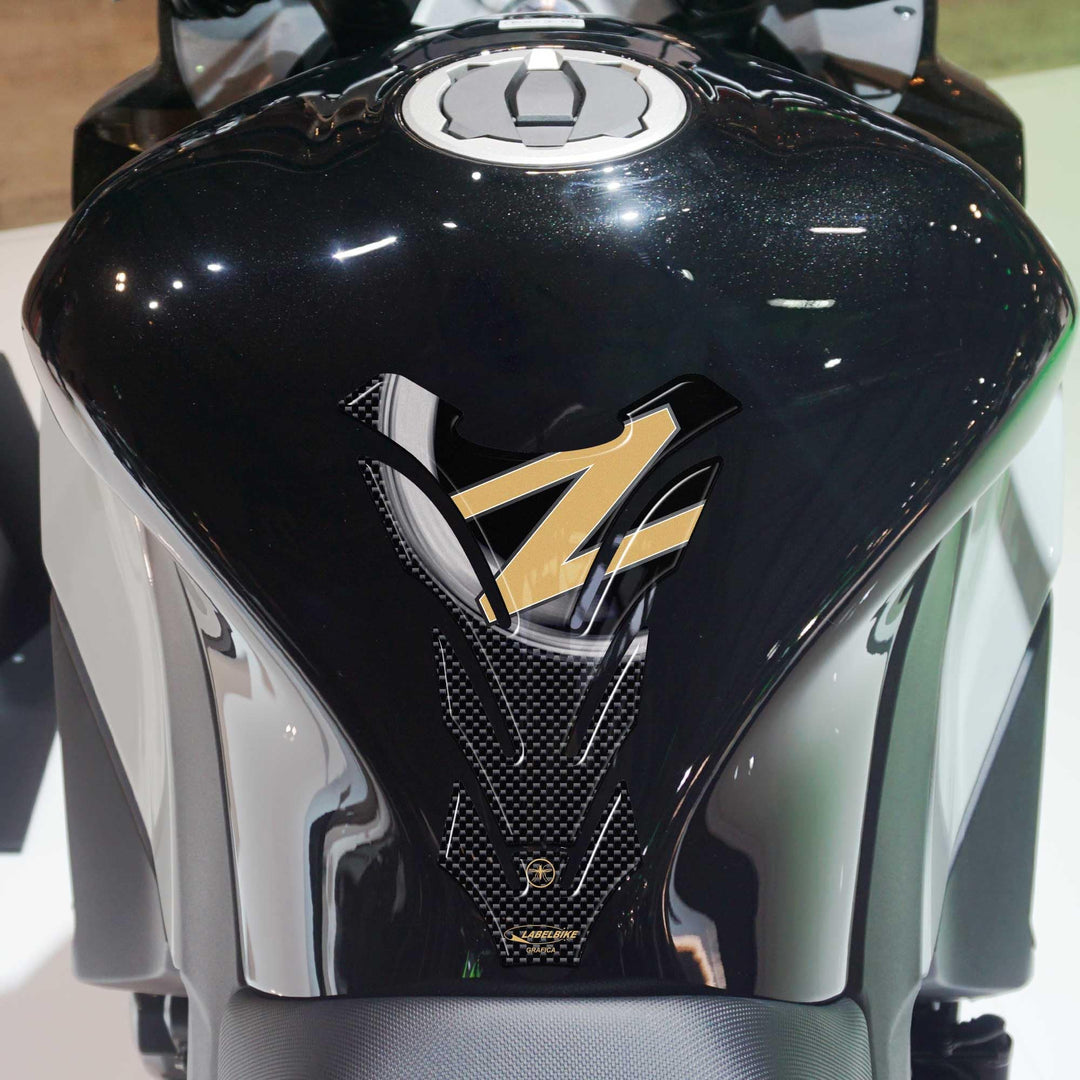 LABELBIKE 3D Aufkleber Motorrad Tankpad kompatibel mit Kawasaki | Z750 Z1000 Harzschutz, Kratzfestig