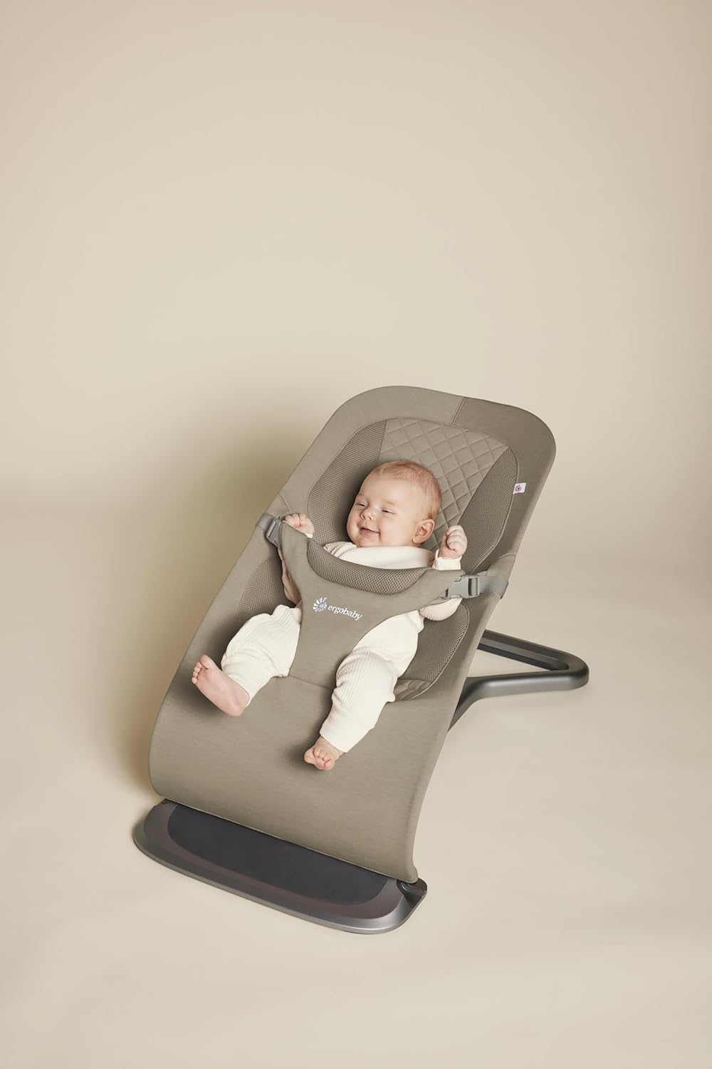 Ergobaby 3-in-1 Evolve Bouncer, Ergonomische Babywippe für Neugeborene ab Geburt bis zum Kleinkind,