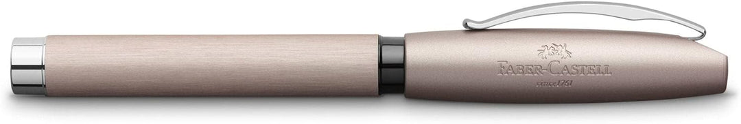 Faber-Castell 148423 - Füller Essentio, Feder B, Aluminium Rose rosé Füller Feder B, rosé Füller Fed