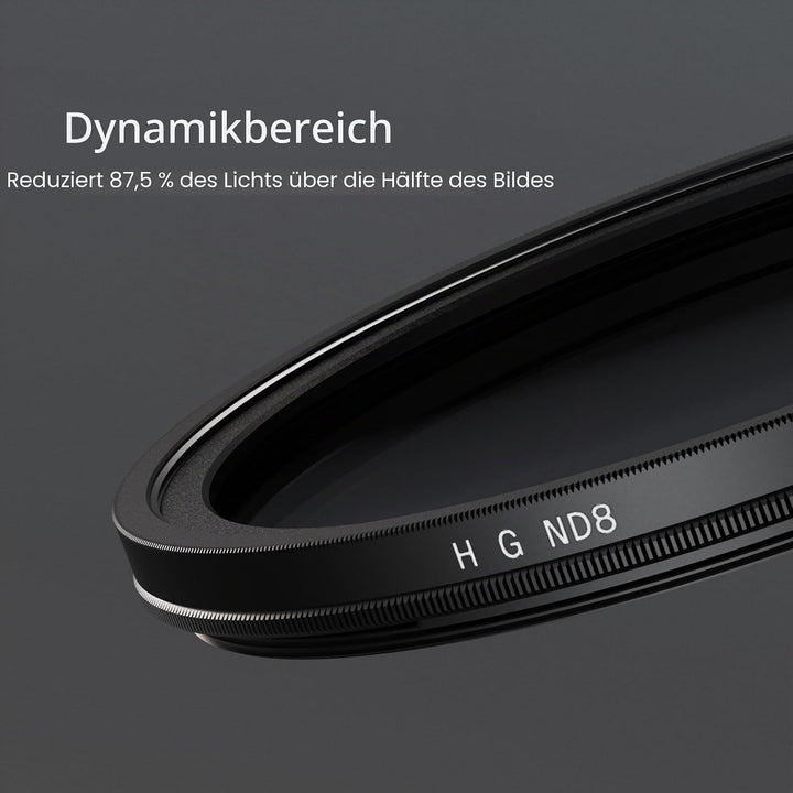 Urth 58 mm Grauverlaufsfilter Hard ND8 GND Filter (Plus+) 58mm, 58mm