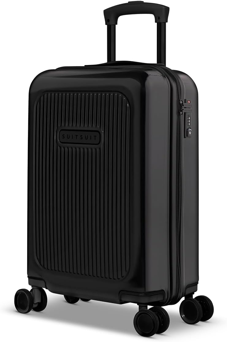 SUITSUIT Handgepäck Koffer mit 4 Rollen 55 x 35 x 20 cm - Hartschalen Kabinentrolley mit TSA-Schloss