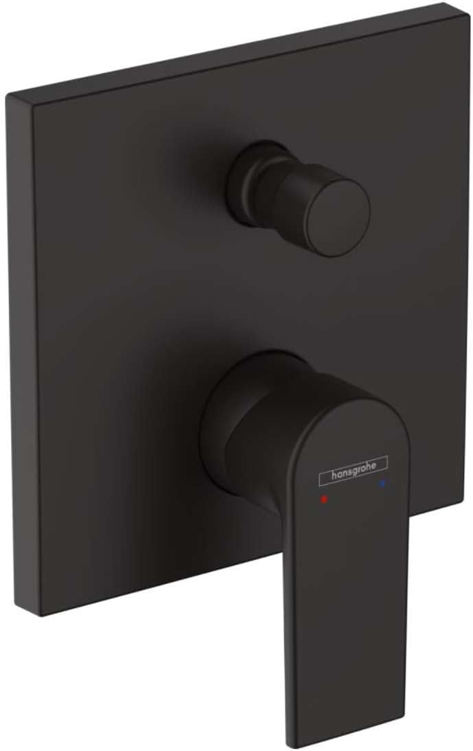 hansgrohe Vernis Shape - Badewannenarmatur Unterputz für 2 Verbraucher, Mischbatterie Badewanne für